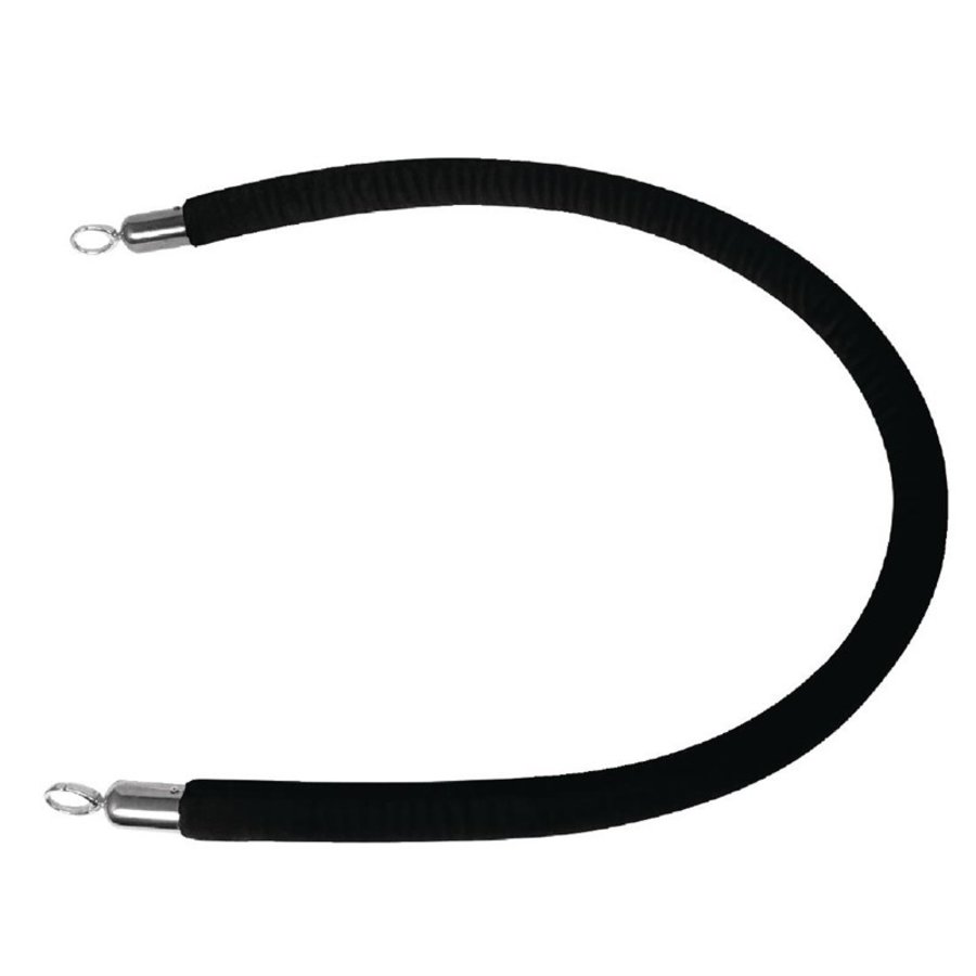 Corde de barrière | 2,5 mètres | Noir