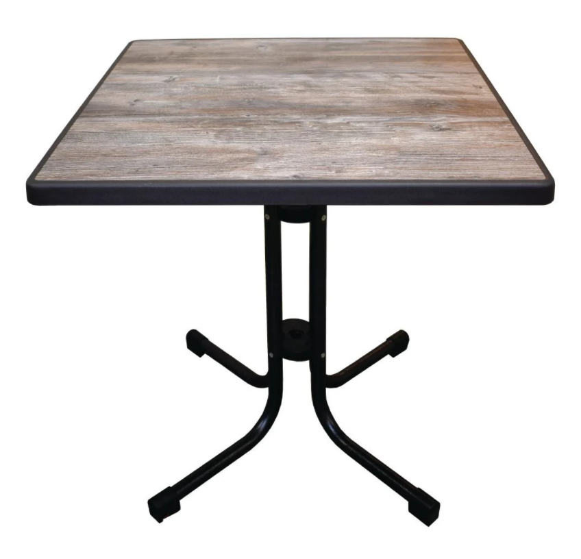 Quadratischer Klapptisch | 70x70 cm | Jahrgang
