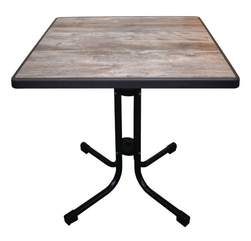 consultant bezorgdheid vernieuwen Vierkante opklapbare tafel | 70x70 cm | Vintage - Horeca Traders