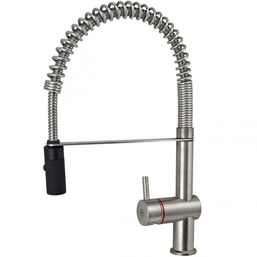 Douche de pré-rinçage à faible hauteur d'installation | acier inoxydable | (h) 45cm
