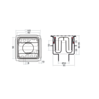 | Drain Pit Square | Stainless Steel | ABS Pit House