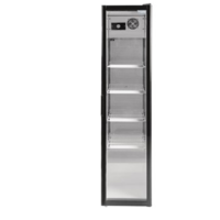 Schmaler Flaschenkühlschrank mit Glastür | 45 cm breit | 300 Liter