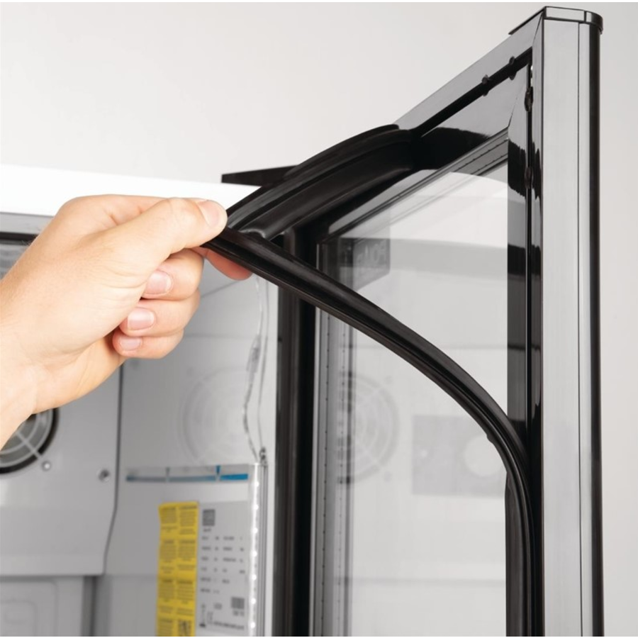 Réfrigérateur à bouteilles étroit avec porte vitrée | 45 cm de large | 300 litres