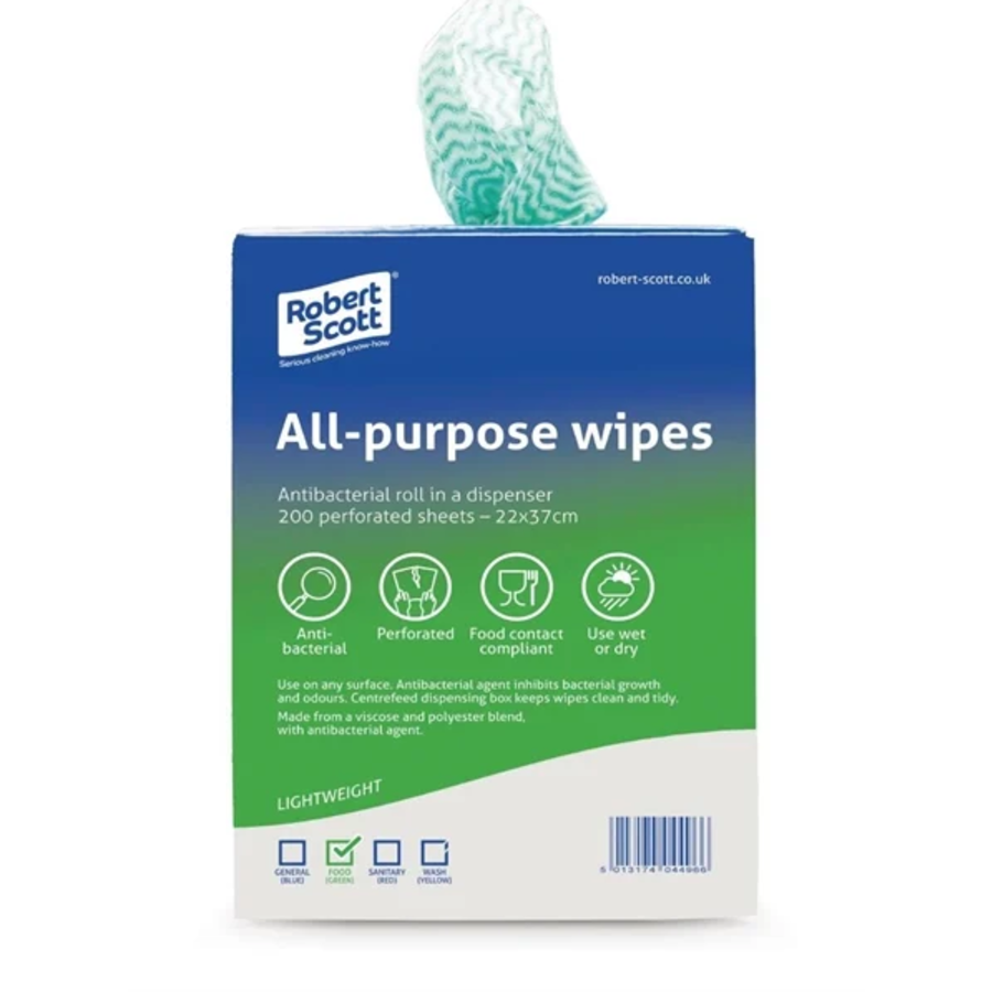 Disinfectant cleaning wipes green (200 pieces)