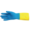 HorecaTraders Wasserdichte Arbeitshandschuhe blau und gelb