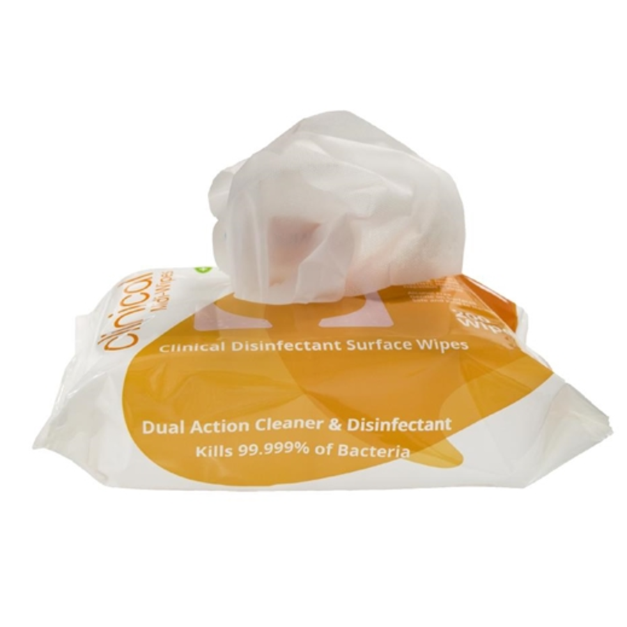 Lingettes nettoyantes sans alcool Uniwipe (200 pièces)
