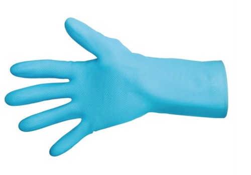  HorecaTraders waterdichte werkhandschoenen blauw 
