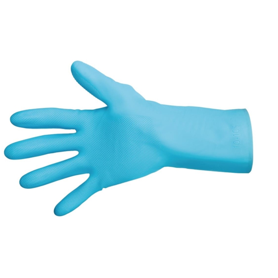 gants de travail imperméables bleus