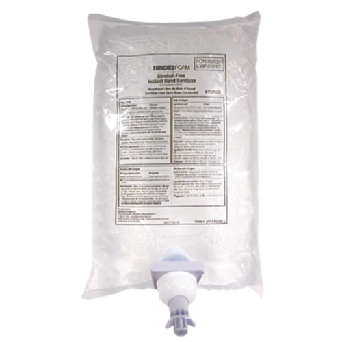  HorecaTraders Recharge de nettoyant pour les mains sans parfum AutoFoam sans alcool - 1,1 L (4 pièces) 