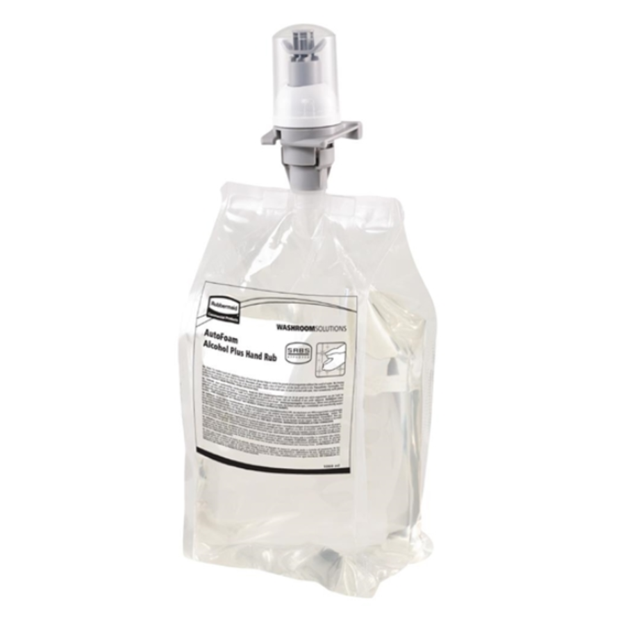 Recharge de nettoyant pour les mains non parfumé AutoFoam 75 % d'alcool - 1 L (4 pièces)