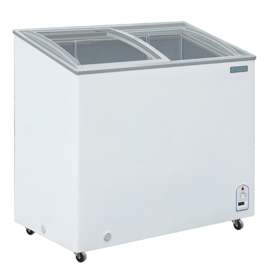 Freezer with glass lid | Including Wheels