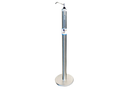  HorecaTraders colonne de désinfection avec distributeur | 107,5 cm (h) | 