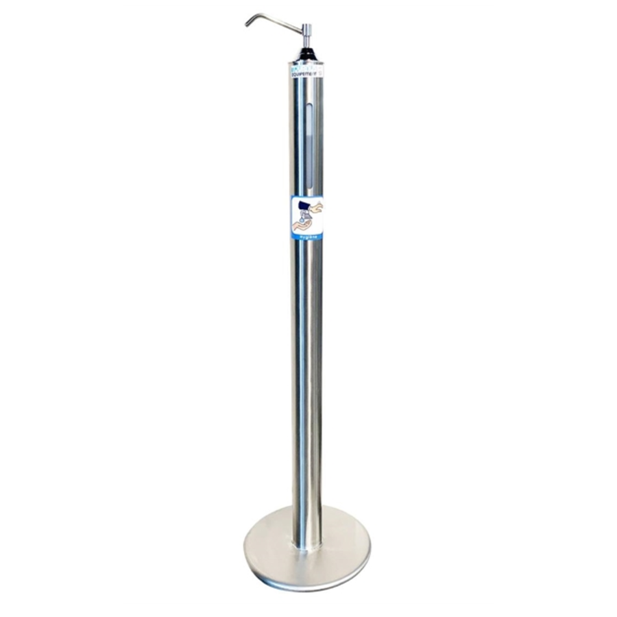 colonne de désinfection avec distributeur | 107,5 cm (h) |