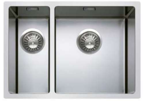  HorecaTraders sink glossy stainless steel 400x580x200 