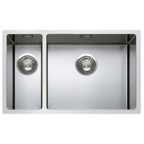  HorecaTraders Sink glossy stainless steel 40x68x20 CM 
