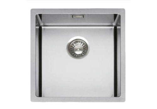  HorecaTraders Silver stainless steel sink | 38 x 44 x 20 cm | 