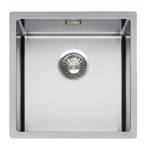  HorecaTraders Silver stainless steel sink | 38 x 44 x 20 cm | 