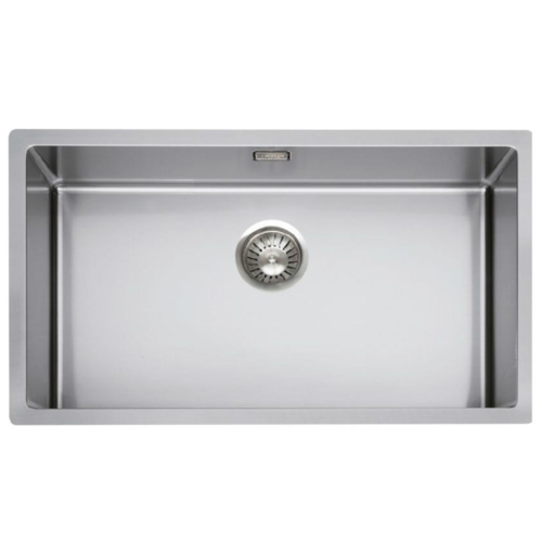  HorecaTraders Stainless steel sink | 78 x 44 x 24 cm | 