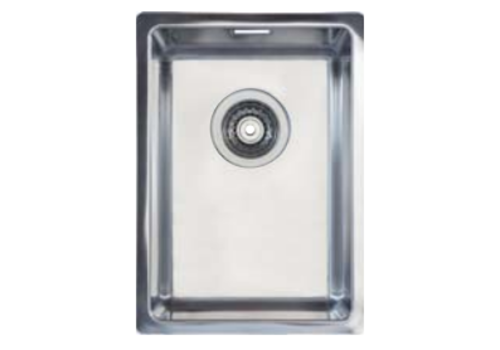  HorecaTraders Évier en acier inoxydable poli 27x40x19,5 CM 