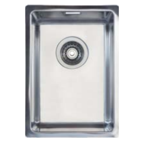  HorecaTraders Sink stainless steel polished 27x40x19.5 CM 