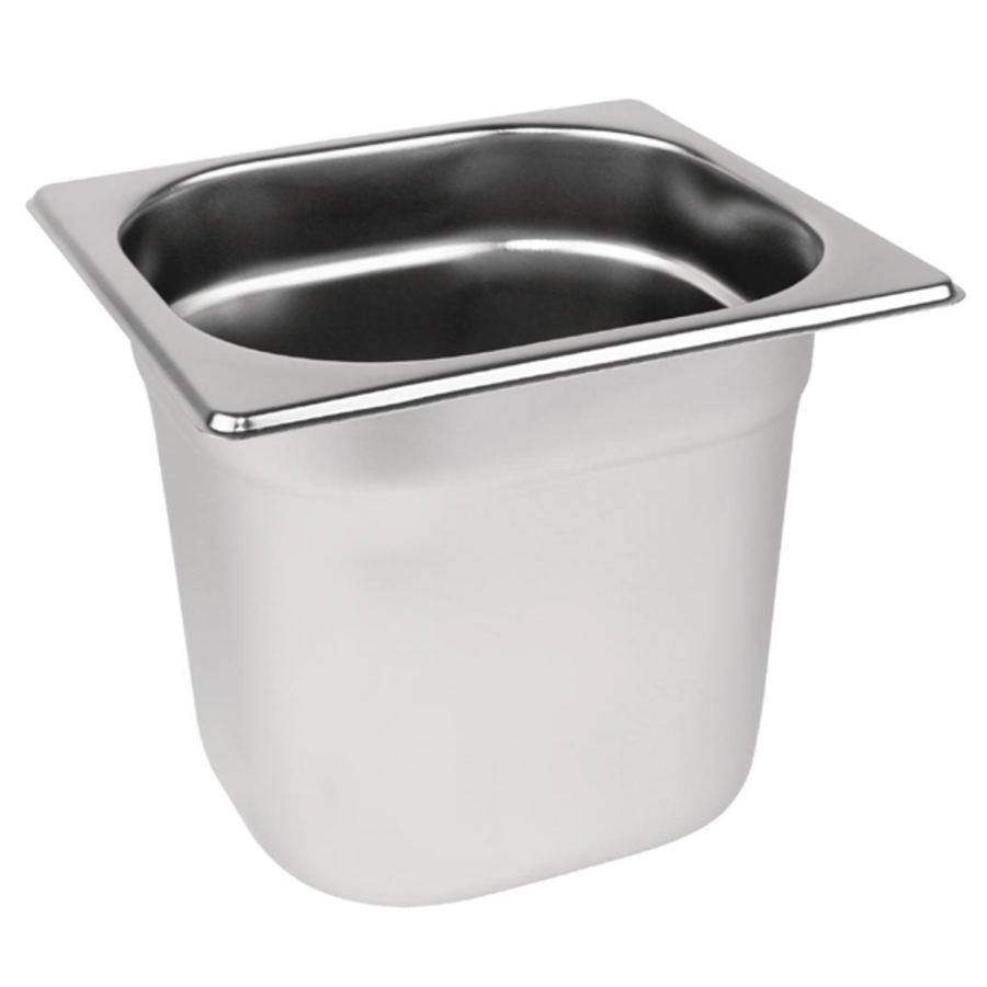 Stainless steel GN containers 1/6 | 4 sizes