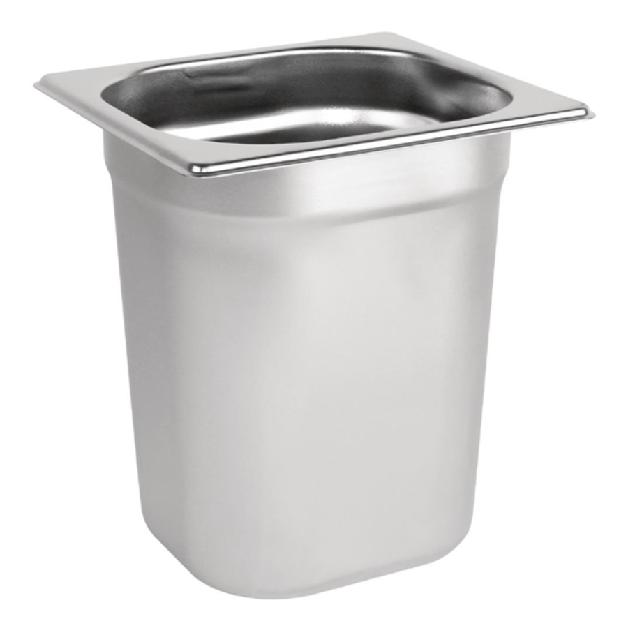 Stainless steel GN containers 1/6 | 4 sizes