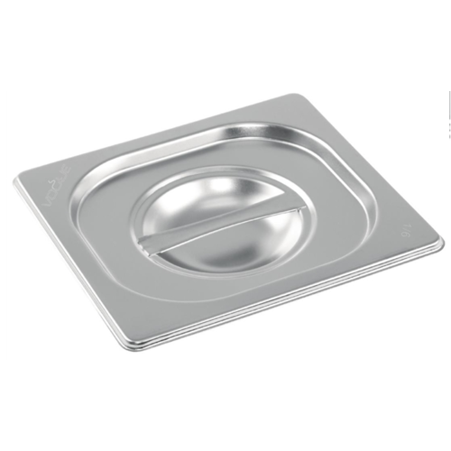  Vogue Edelstahldeckel mit Griff | GN 1/6 