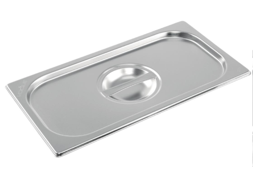  Vogue Stainless steel GN lid with handle | GN 1/3 