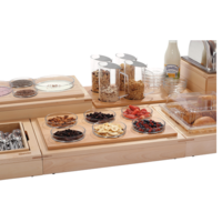 Holz-Design-Buffet für Schüsseln (6 Stück)