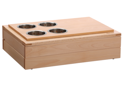  Bartscher Buffet design en bois pour couverts (4 pièces) 