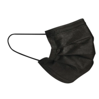 Masque facial noir | 3 couches | 50 pièces