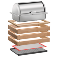 Buffetsystem-Set aus Holz |40,5 x 58 x 41 cm|