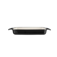 Rechthoekige ovenschaal zwart 1,8 Liter | inductieproof