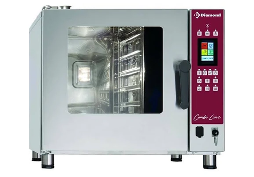  HorecaTraders Cuiseur vapeur électrique combiné avec écran tactile | 5x GN 1/1 | 71x77x(h)60 cm 