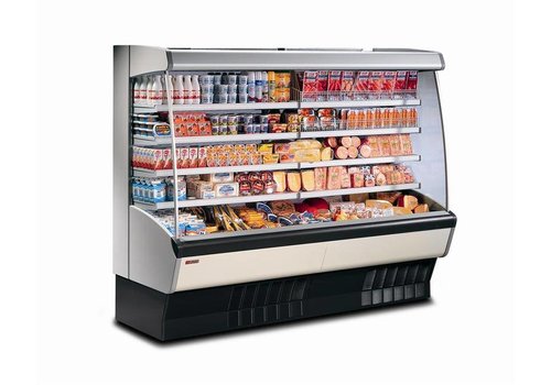  HorecaTraders Wandkühler - Automatische Abtauung - Inkl. Tauwasserverdunstung - 1260 x 885 x h1940 mm 
