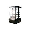 HorecaTraders Wandkühlung Doppelt - TL-Beleuchtung - Obst & Gemüse, Milchprodukte, Impulskäufe - 1017x1237xh2083 mm