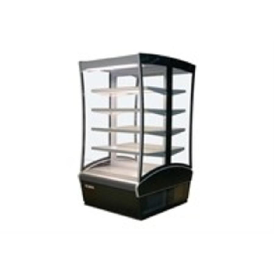 Wandkühlung Doppelt - TL-Beleuchtung - Obst & Gemüse, Milchprodukte, Impulskäufe - 1017x1237xh2083 mm