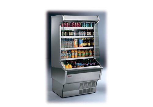  HorecaTraders Stainless steel wall refrigerated unit - Incl. Defrost water evaporation - Automatic defrost 