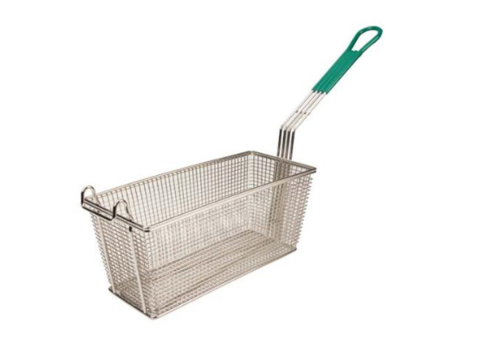  HorecaTraders PANIER À FRITE EN ÉTAMÉ - 337X146X146 MM 