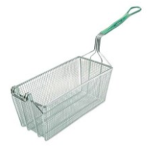  HorecaTraders Frying basket tin-plated metal 327x165x137MM 