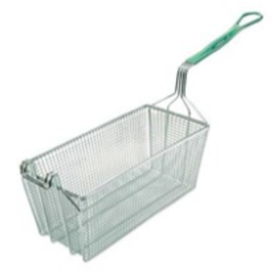 Frying basket tin-plated metal 327x165x137MM