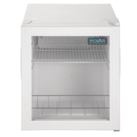 Mini-réfrigérateur haut de gamme | Blanc | Double vitrage | 46 litres