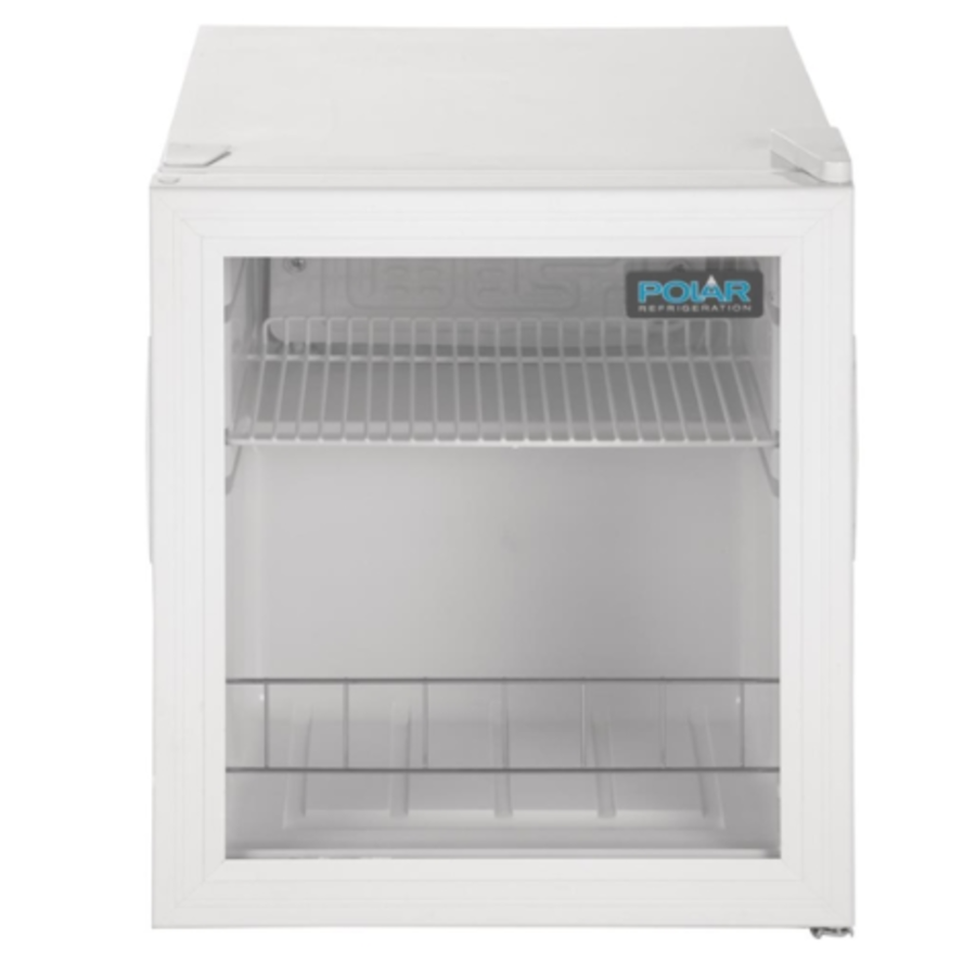 Premium-Minikühlschrank | Weiß | Doppelverglasung | 46 Liter