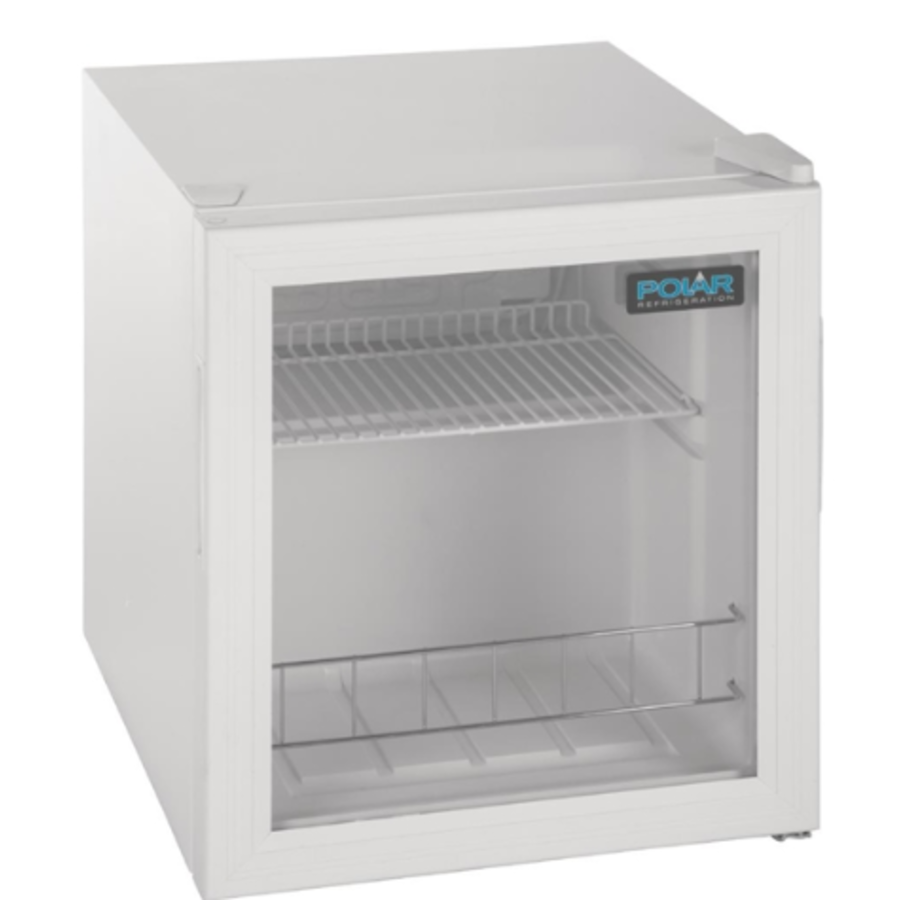 Premium-Minikühlschrank | Weiß | Doppelverglasung | 46 Liter
