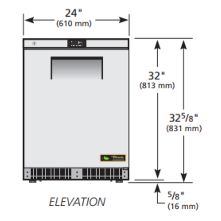 Pharmacy Refrigerator | 140 Liters | Stainless Steel | 2 Racks