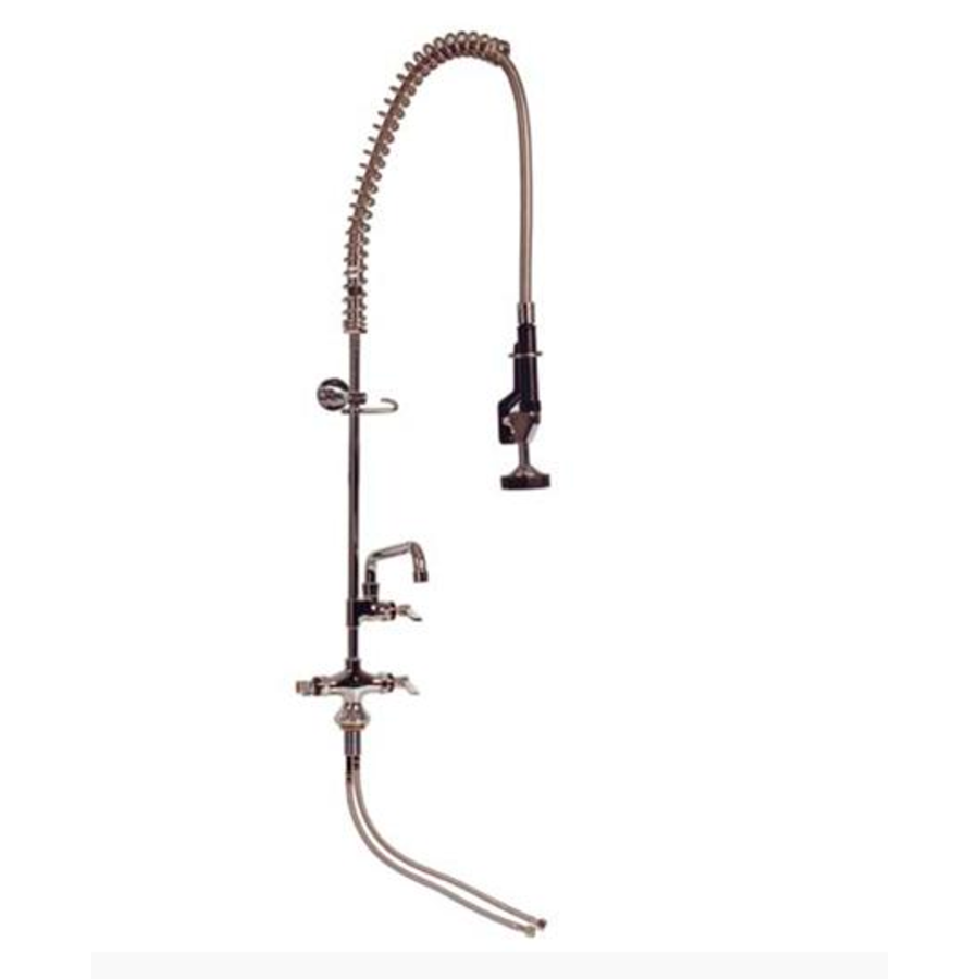 Douche de pré-rinçage monotrou avec robinet homologué Belgaqua