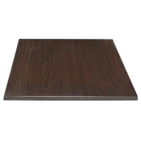 Plateau de table carré marron foncé | 2 Dimensions