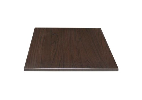  Bolero Plateau de table carré marron foncé | 2 Dimensions 