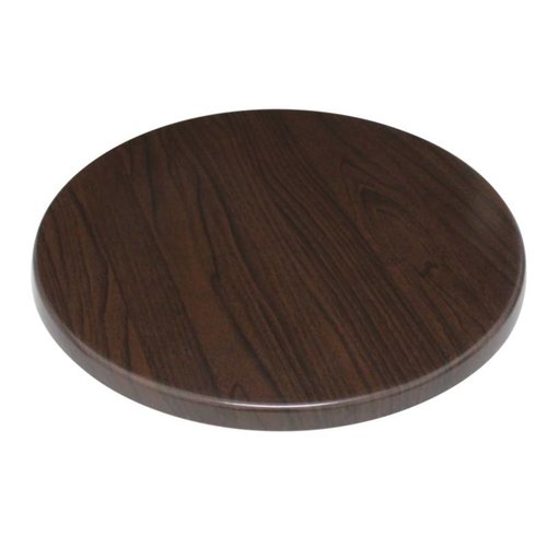  Bolero Plateau de table rond marron foncé | 2 Dimensions 