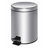 HorecaTraders Poubelle à pédale en acier inoxydable | 20 litres